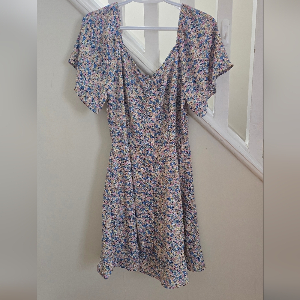 Ditzy Floral Mini Dress